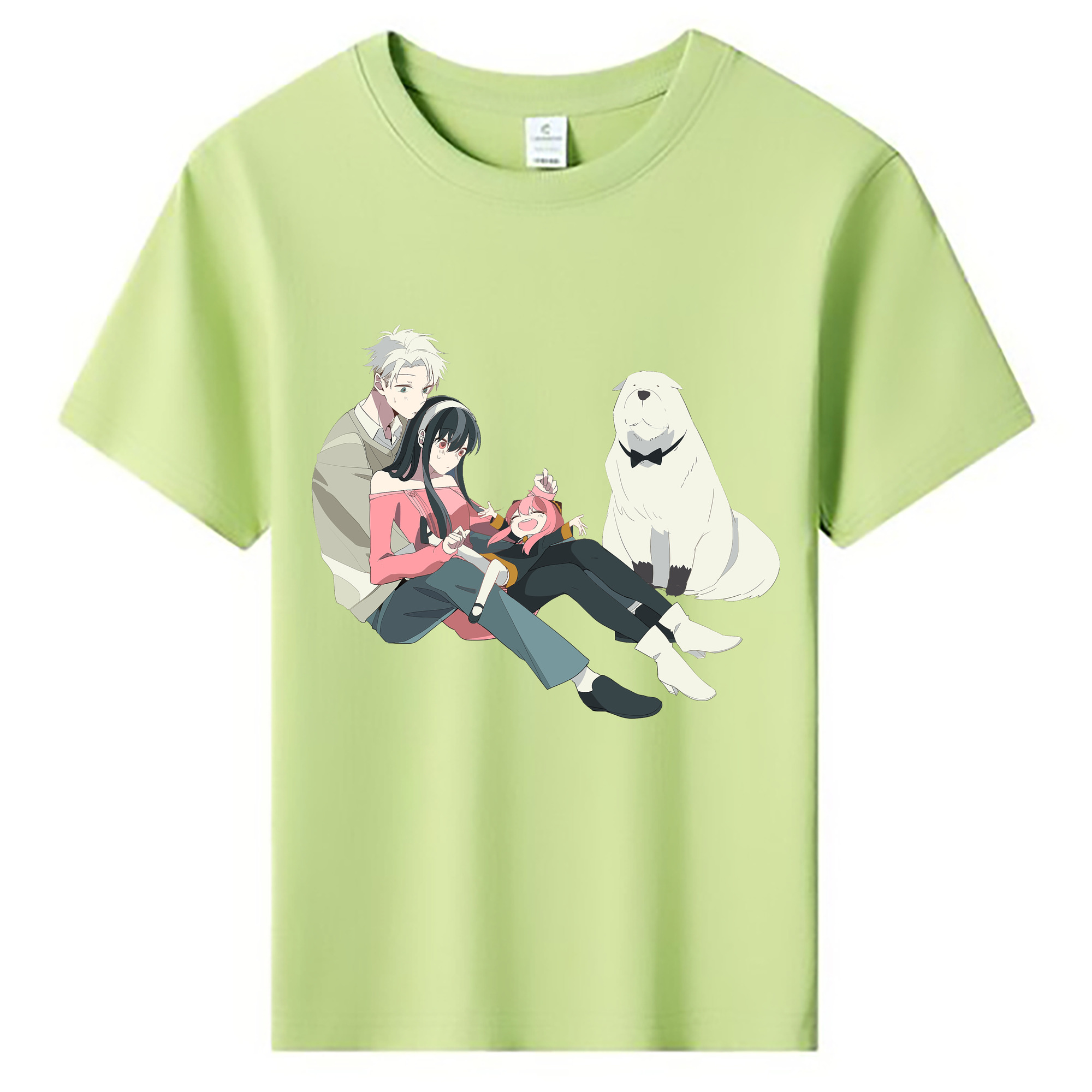 （画像用） SPY×FAMILY间谍家家酒 綿100％キッズTシャツ（フロントプリント）